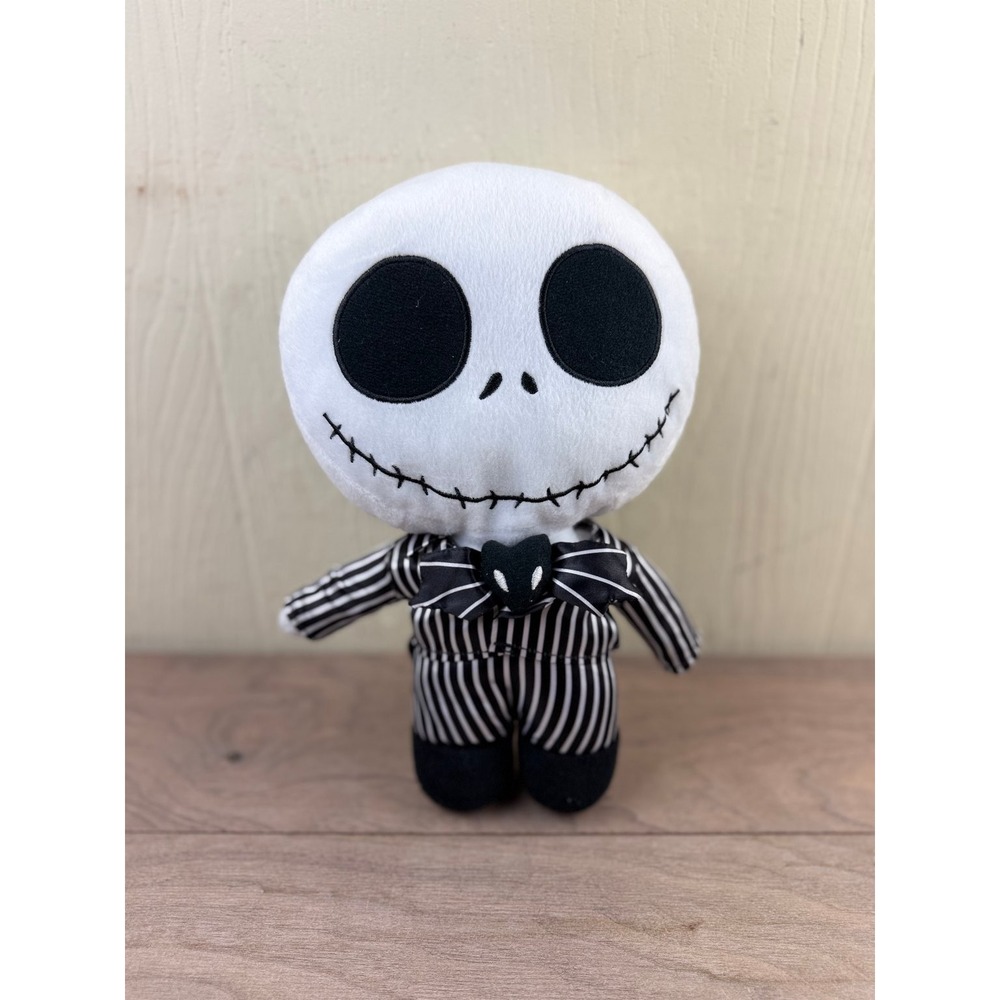 Disney Jack Skellington Plush Nightmare Before Christmas Pinstripe Suit 7.5"